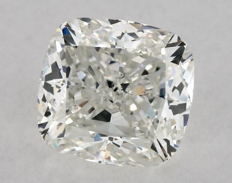 GIA 1.00 Carat I-SI1 Ideal Cut Cushion Modified Diamond